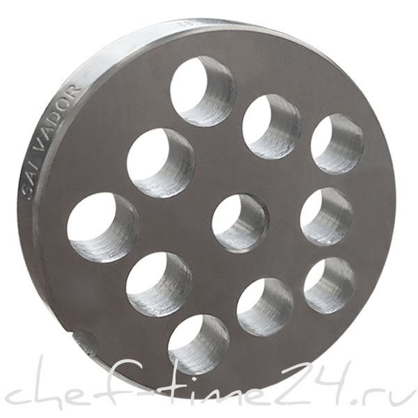 РЕШЕТКА С ОТВЕРСТИЯМИ D12ММ ДЛЯ МЯСОРУБКИ CRAZY PAN CP-MM12R, CP-MM12C, CP-MM12S